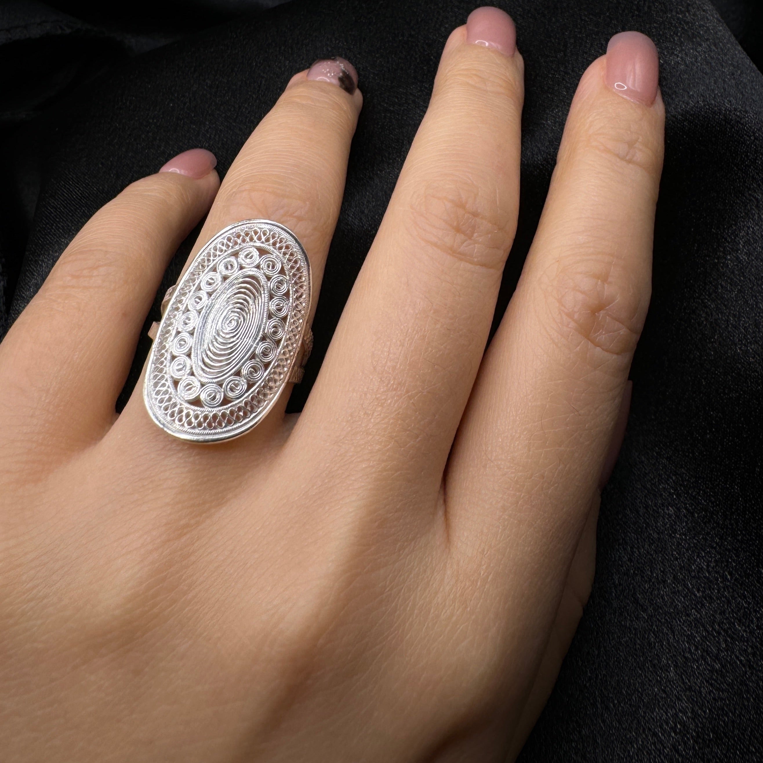 Bague Ovale Tambour Mystique