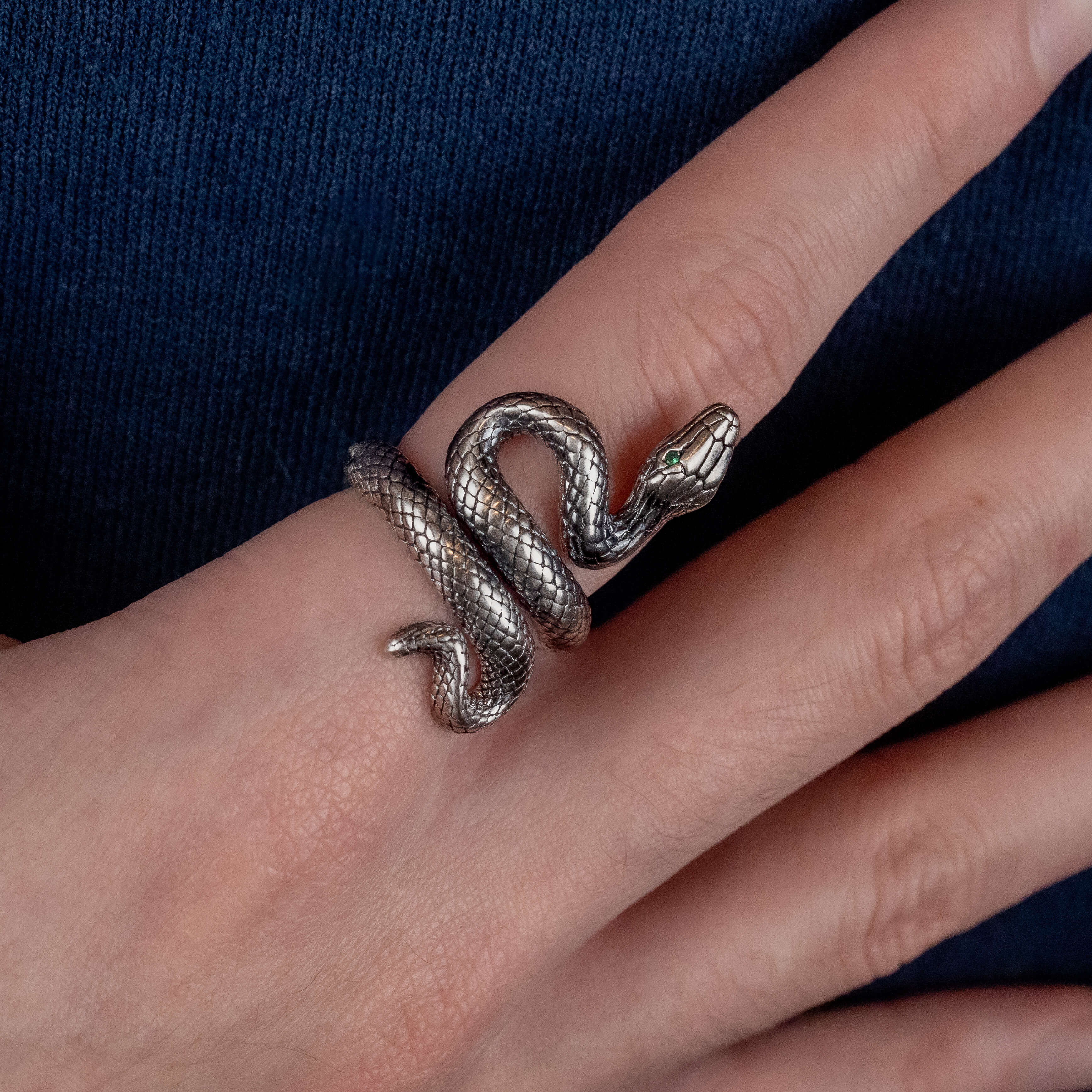 Vintage Unisex Serpent Ring