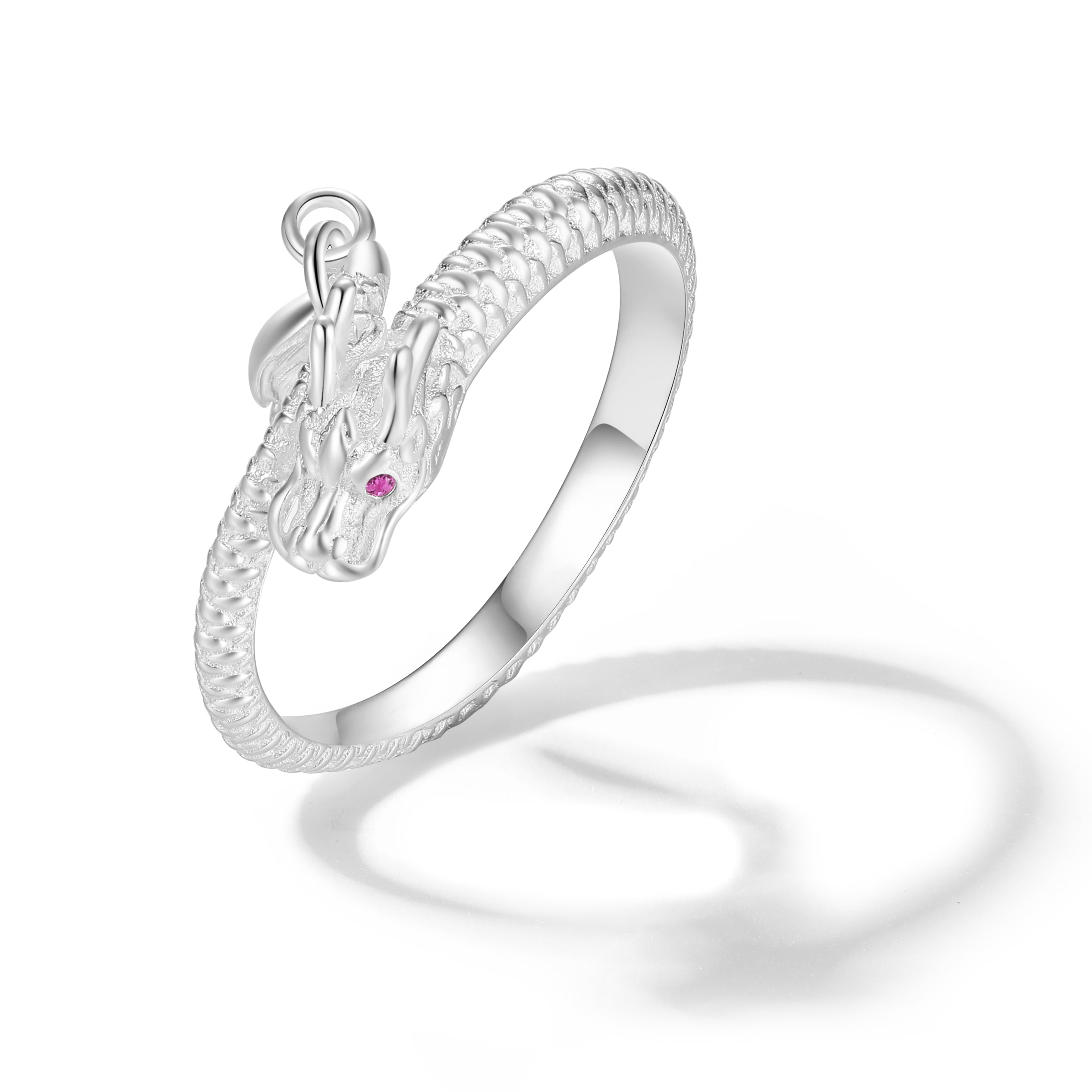 Silver Dragon Ring