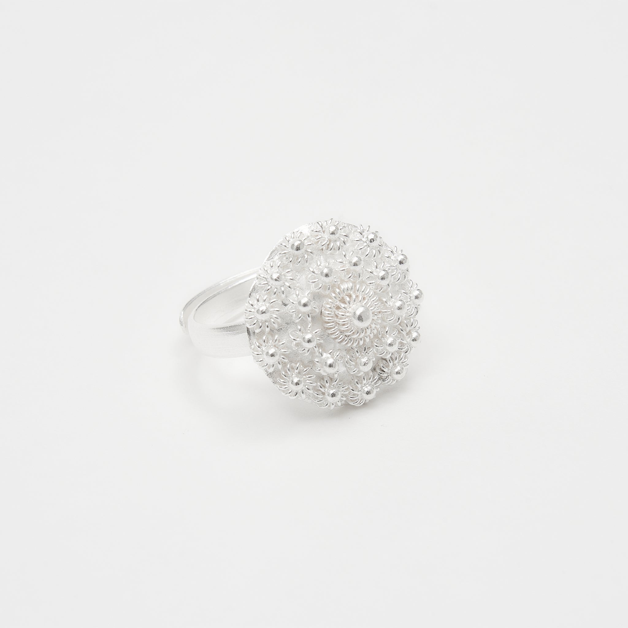 Bague Hortensia en Argent