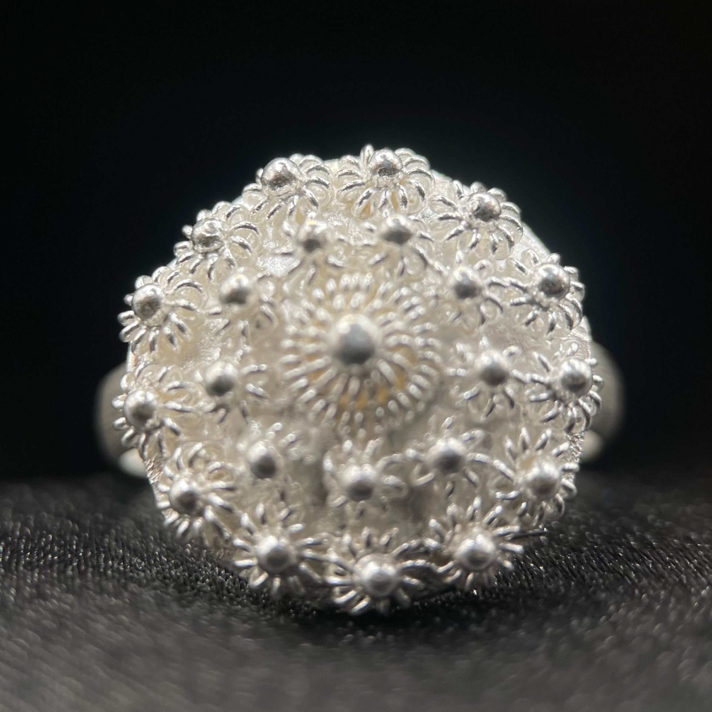 Bague Hortensia en Argent